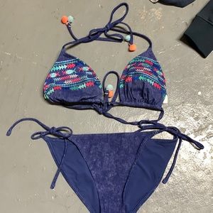 Blue jean colour bathing suit from Aerie